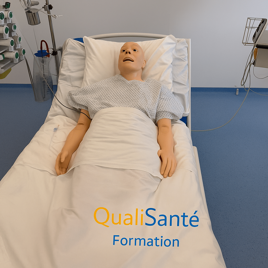 Formation AFGSU 2 Infirmier :Mannequin de simulation médicale utilisé pour la formation AFGSU 2 des infirmiers