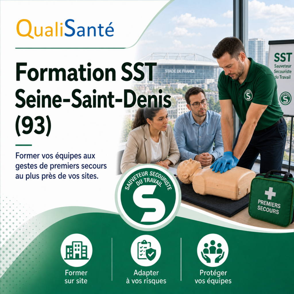 Formation SST Seine-Saint-Denis (93)en intra-entreprise par formateur habilité INRS