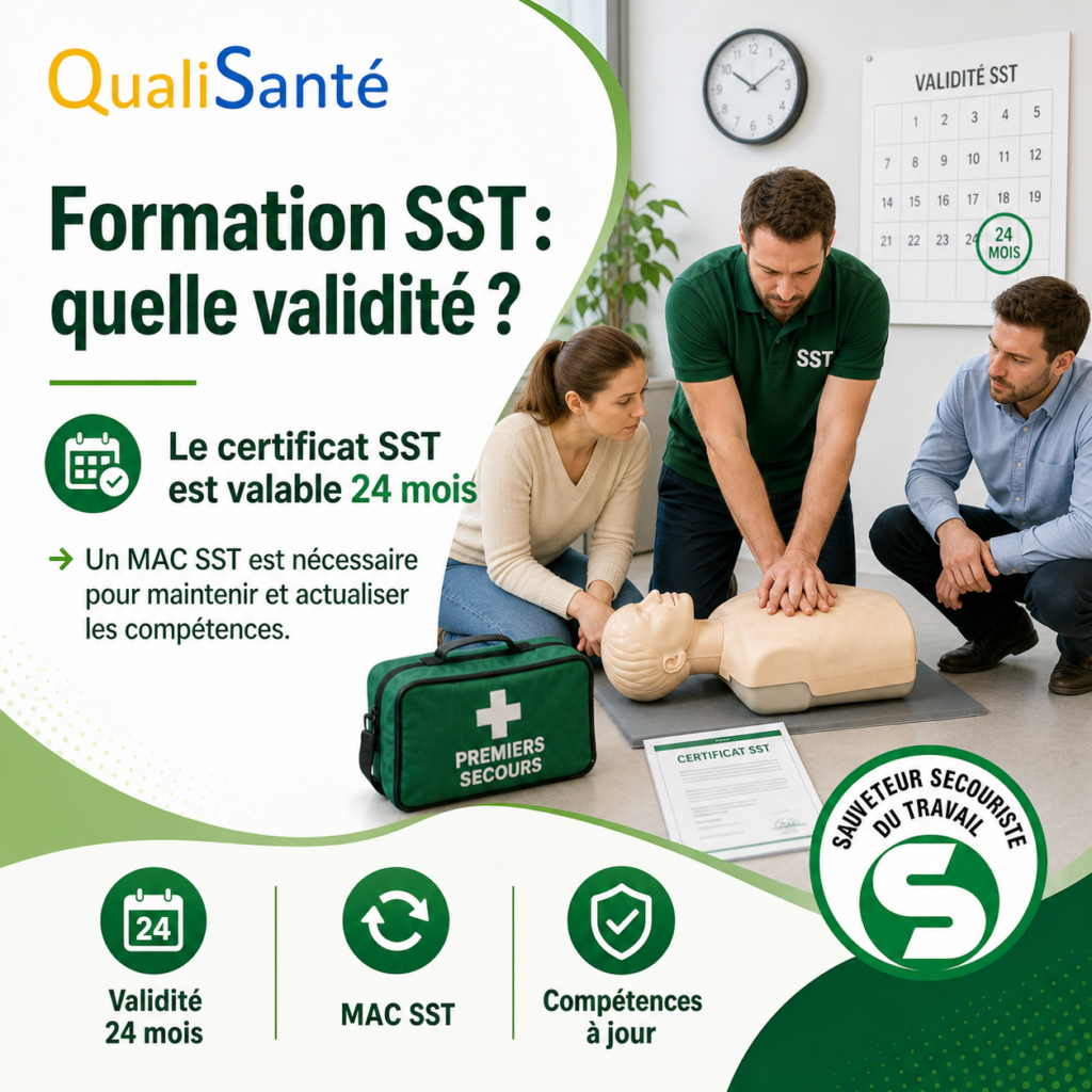 Formation SST validité : durée du certificat de Sauveteur Secouriste du Travail